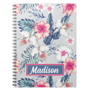 Carnet Tropical Orchid Floral