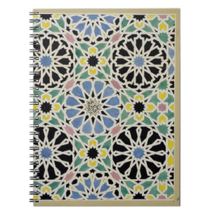 Carnet Trottoir de mosaïque à Alhambra, 'de l'Arabe