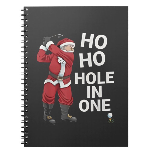 Carnet Trou en un drôle de golf Noël  (Devant)