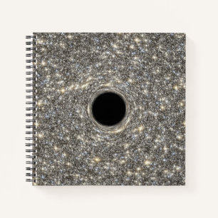 Carnet Trou Noir Supermassif Au Milieu D'Une Galaxie.