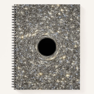 Carnet Trou Noir Supermassif Au Milieu D'Une Galaxie.