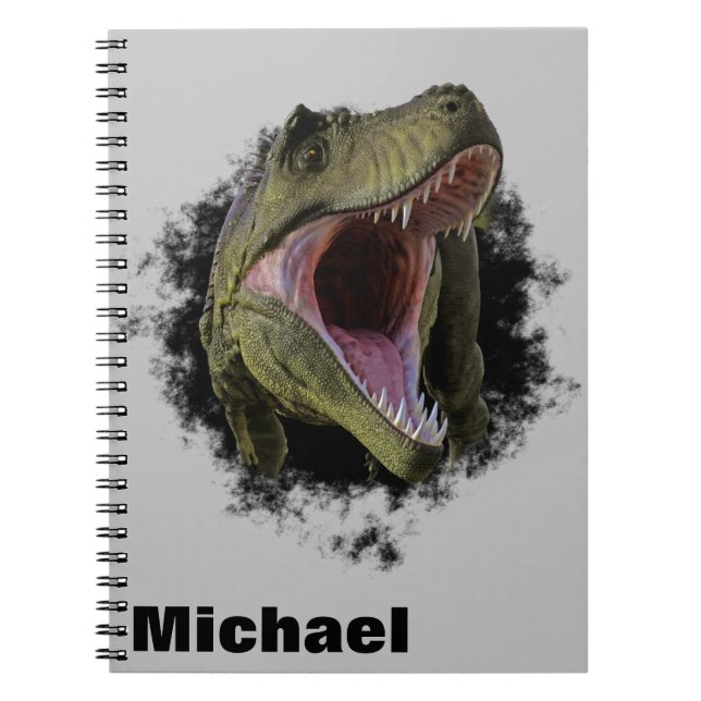 Carnet Trou Tyrannosaurus Dinosaure personnalisé (Devant)