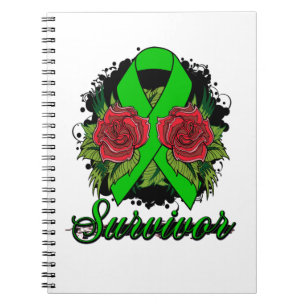 Carnet Trouble bipolaire Survivant Rose Grunge Tattoo