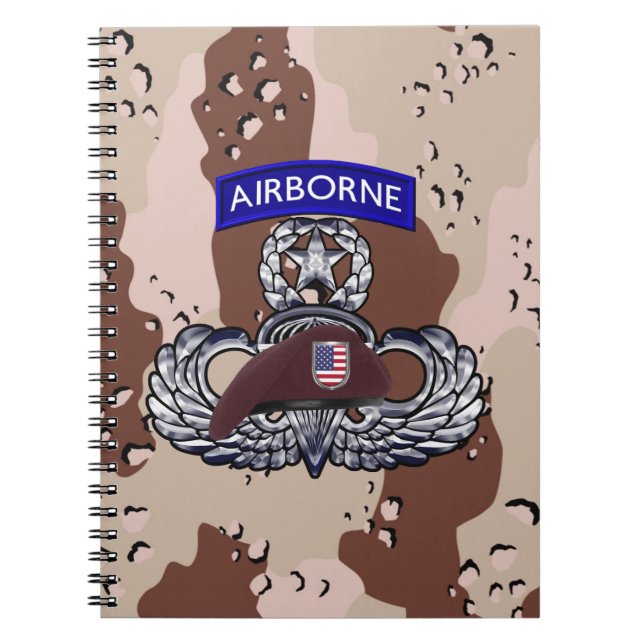 Carnet Troupes aéroportées Tempête du désert (Devant)