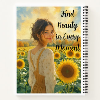 Carnet Trouvez la beauté dans chaque instant – Champ de t