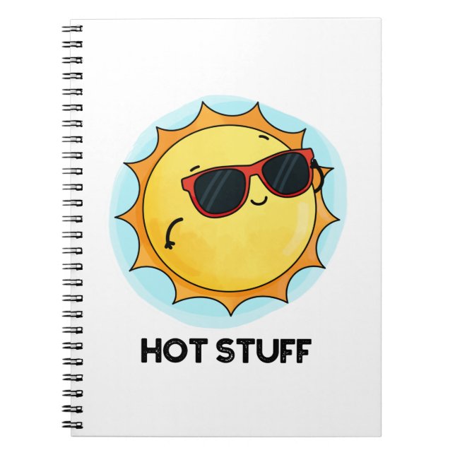 Carnet Truc Chaud Blague Soleil Jeu de mots  (Devant)