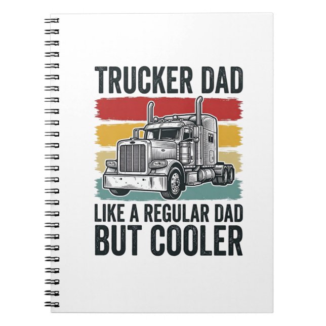 Carnet Trucker Dad Like a Regular Dad But Cooler Shirt_1 (Devant)