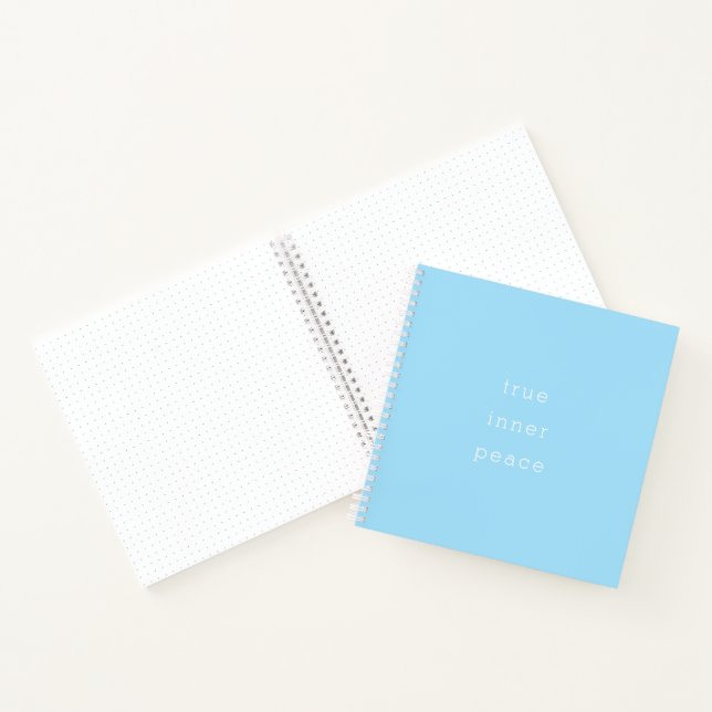 Carnet True Inner Peace Spiral Notebook (Intérieur)