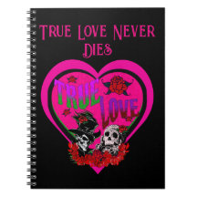 True Love Pink Skull Couple Personnalisé