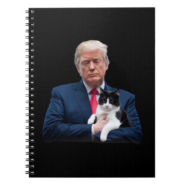 Carnet Trump 2024 Chat MAGA Drôle Chat Trump (Devant)