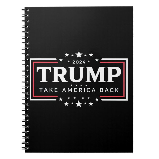 Carnet Trump 2024 Reprenez l'Amérique  (Devant)