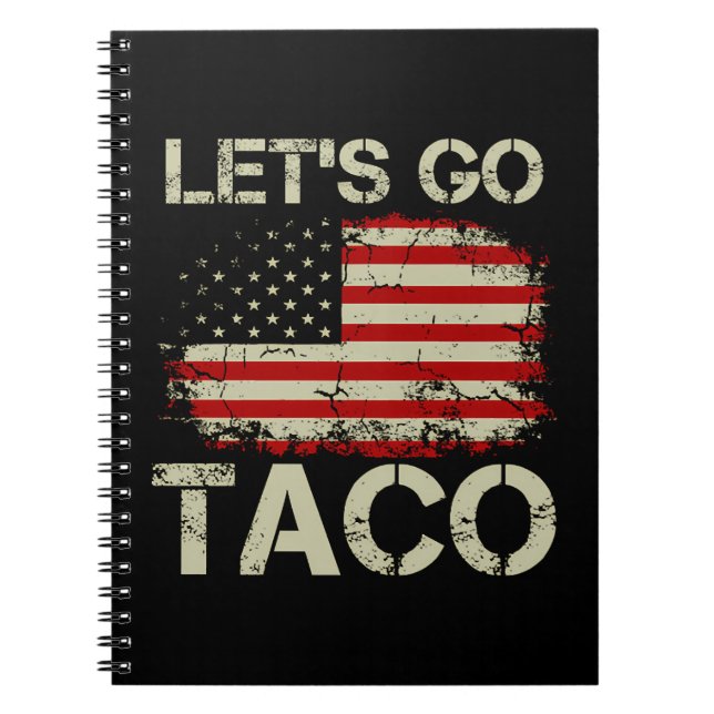 Carnet Trump abandonne toujours Let's Go Taco (Devant)