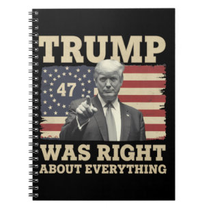 Carnet Trump avait raison sur tout USA Amérique