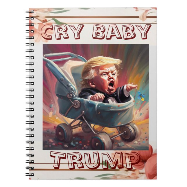 Carnet Trump Cry Baby (Devant)