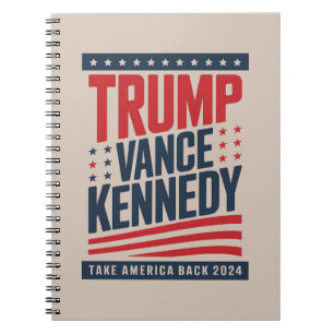 Carnet Trump Vance Kennedy reprenons l'Amérique 2024 
