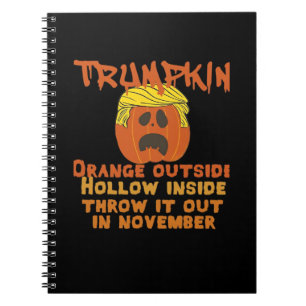 Carnet Trumpkin à l'intérieur de lancer à l'extérieur Nov