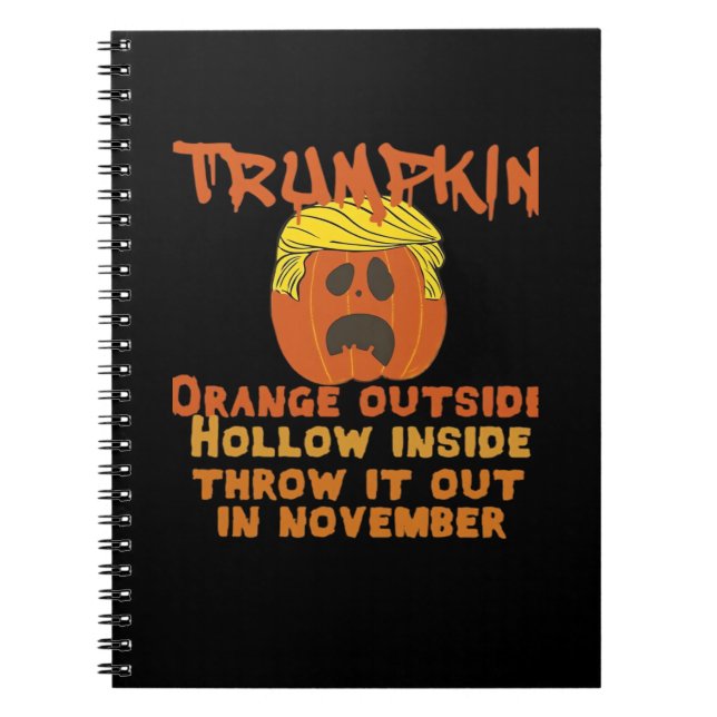 Carnet Trumpkin à l'intérieur de lancer à l'extérieur Nov (Devant)