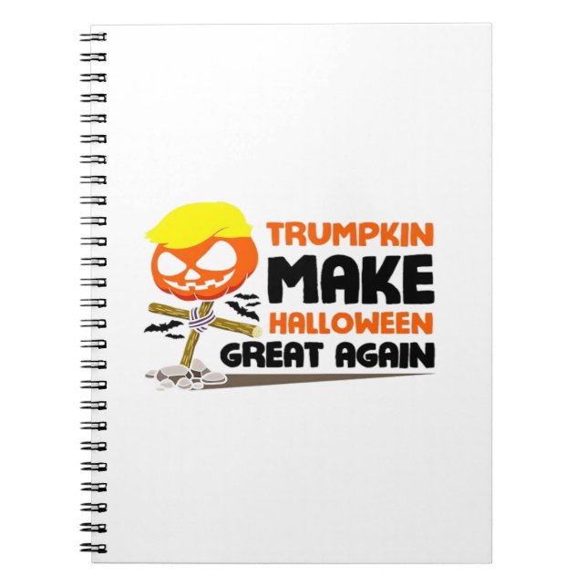 Carnet Trumpkin Citrouille Halloween classique (Devant)