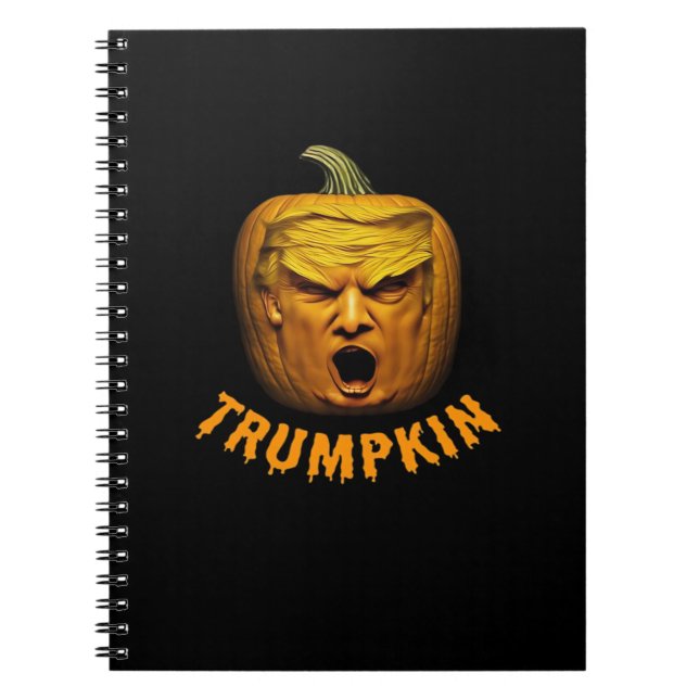 Carnet Trumpkin - Drôle Donald Citrouille Halloween class (Devant)