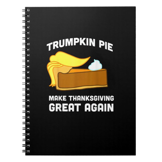 Carnet Trumpkin Pie Rendre Thanksgiving Grand Encore Drôl (Devant)