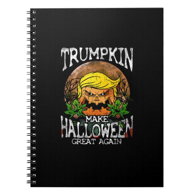 Carnet Trumpkin rendre Halloween grand encore cadeau (Devant)