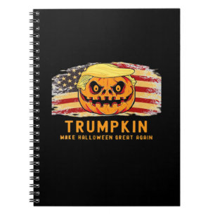 Carnet Trumpkin rendre Halloween grand encore Drapeau amé