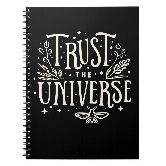 Carnet Trust the Universe (Devant)