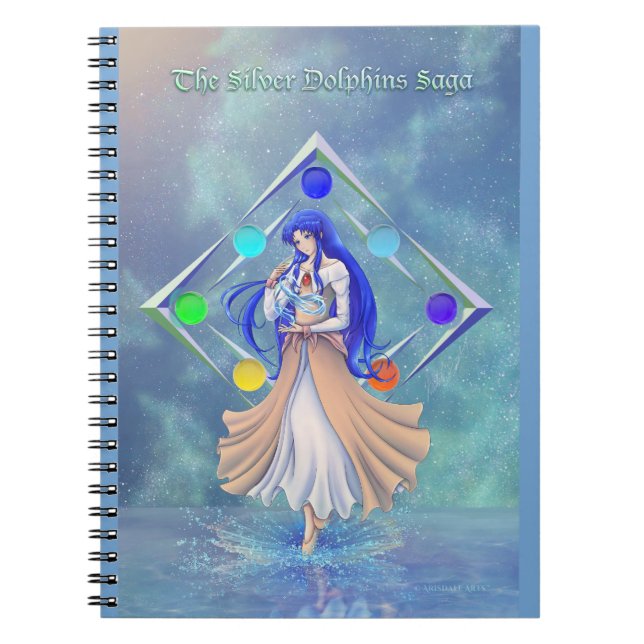 Carnet TSDS : Couverture Miral Akemi Art Solo Eau (Devant)