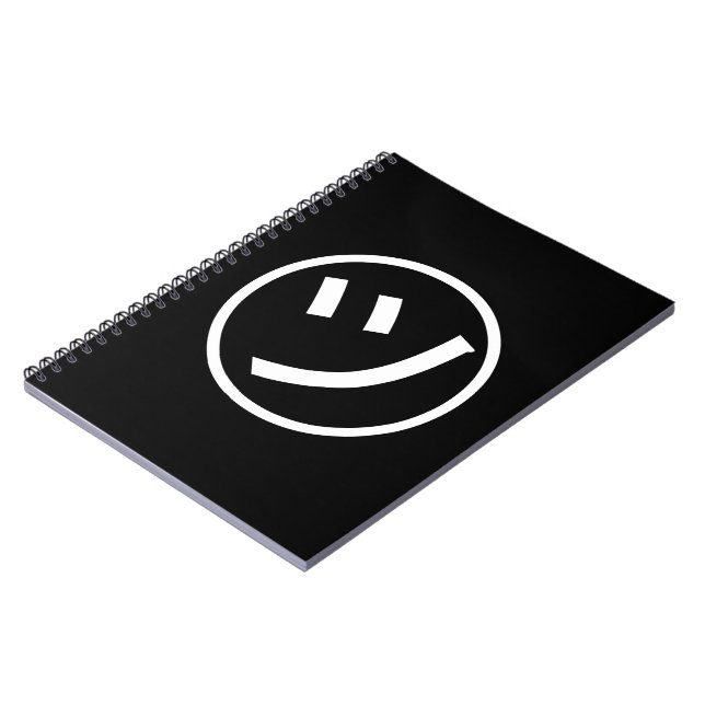 Carnet ㋡ Tsu Kana Katakana Smiling Emoji / Emoticon (Côté gauche)