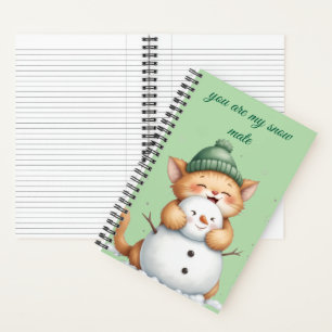 Carnet Tu es mon compagnon de neige” - Joli chaton et bon
