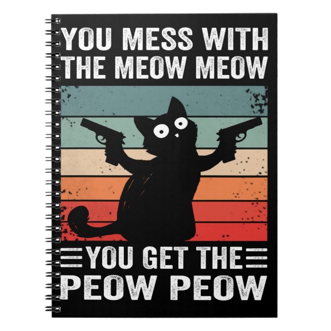 Carnet Tu Mains Avec La Meow Meow Comment Tu Obtiens Ce P (Devant)