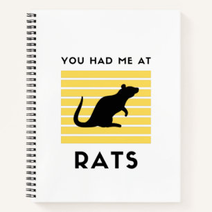Carnet Tu m'as eu à des rats