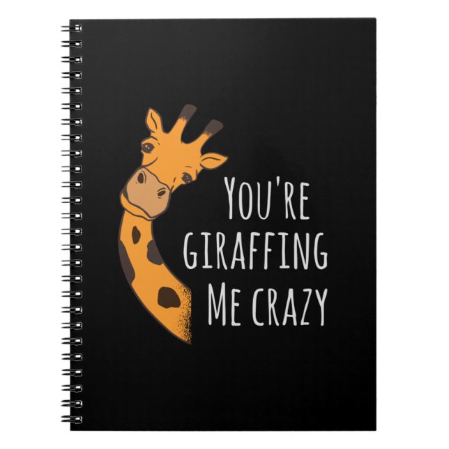 Carnet Tu me girafes fou (Devant)