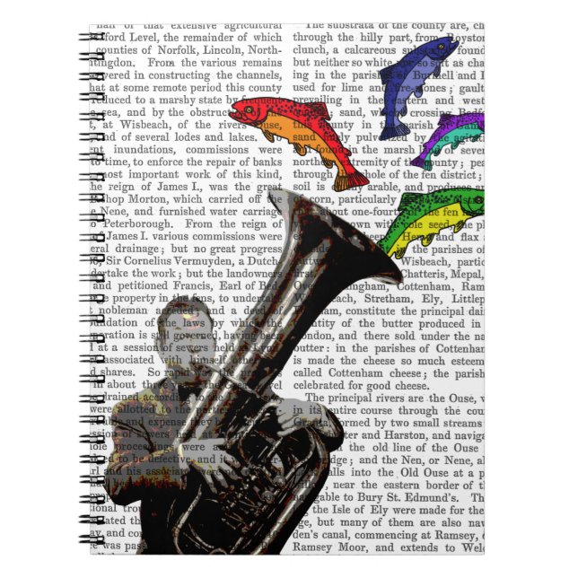 Carnet Tuba Et Poisson (Devant)