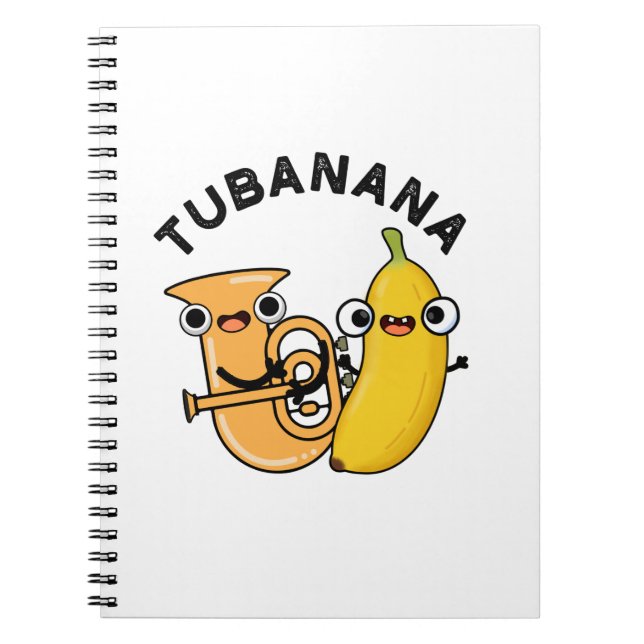 Carnet Tubanana Tuba Banane Drôle de Blague  (Devant)