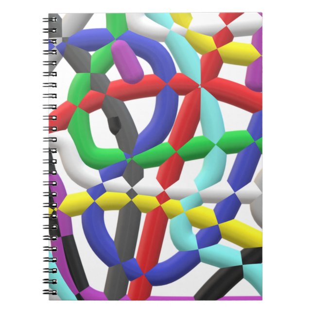 Carnet Tubes entrelacés (Devant)