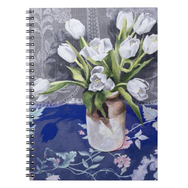 Carnet Tulipes blanches 1994 (Devant)