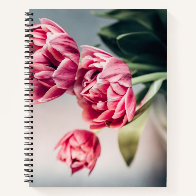 Carnet Tulipes dans un vase (Devant)