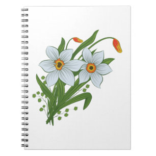 Carnet Tulipes et fleurs de jonquilles