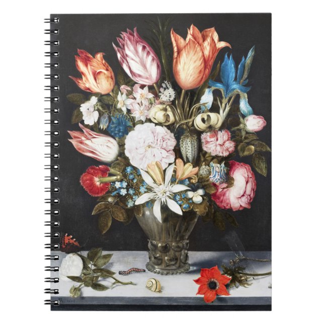 Carnet Tulipes et Roses Hollandaises Antiques de Bosschae (Devant)