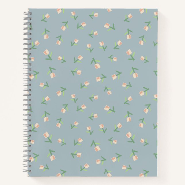 Carnet Tulipes roses (Devant)