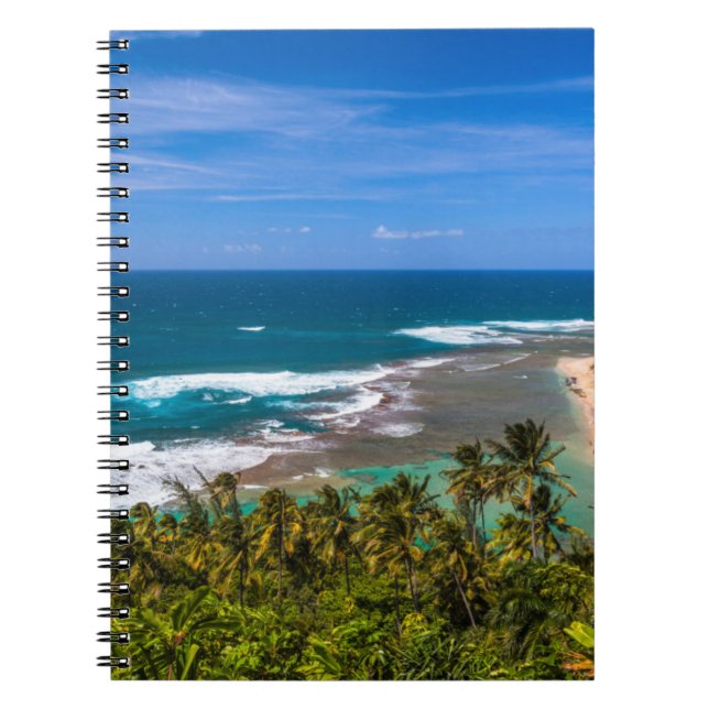 Carnet Tunnels Beach vu depuis le sentier Kalalau (Devant)