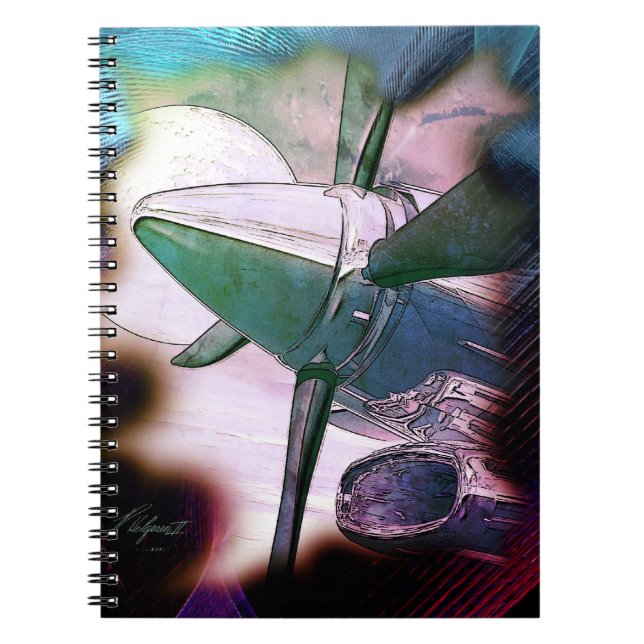 Carnet TURBO Grunge Aircraft Technology (Devant)