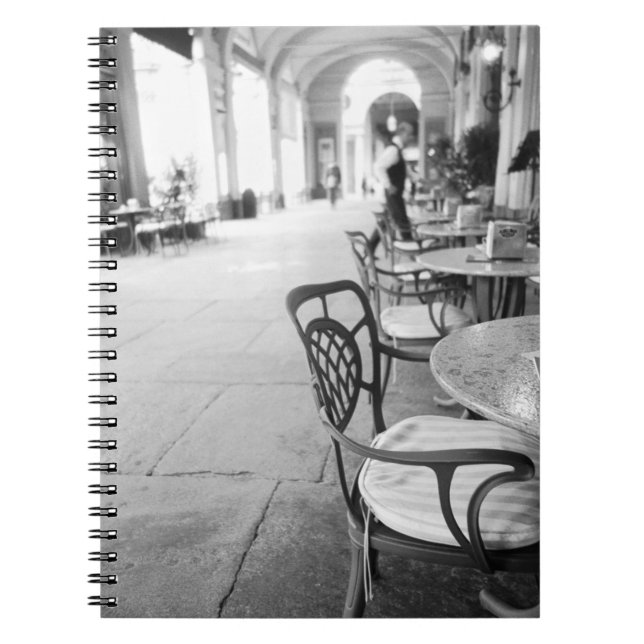Carnet Turin Italie, Café et Arche (Devant)
