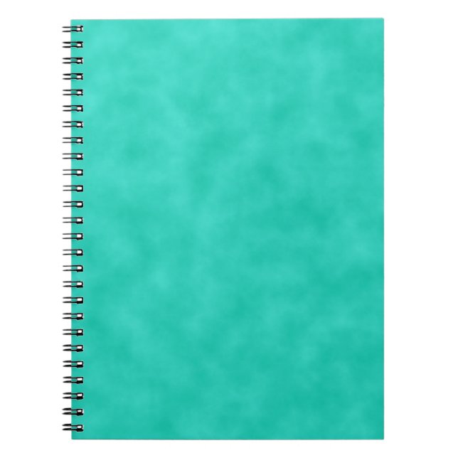 Carnet Turquoise Vert-Bleu Marbleisé (Devant)
