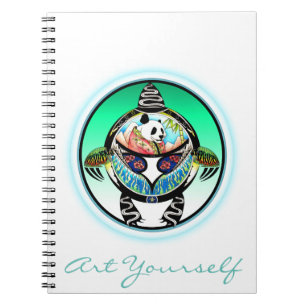 Carnet Turtle Panda