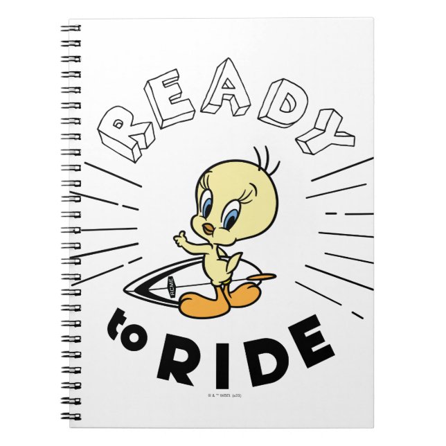 Carnet TWEETY™ Surfboard - Prêt à rouler (Devant)