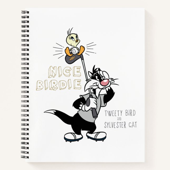 Carnet TWEETY™ & SYLVESTER™ Golf - Nice Birdie (Devant)