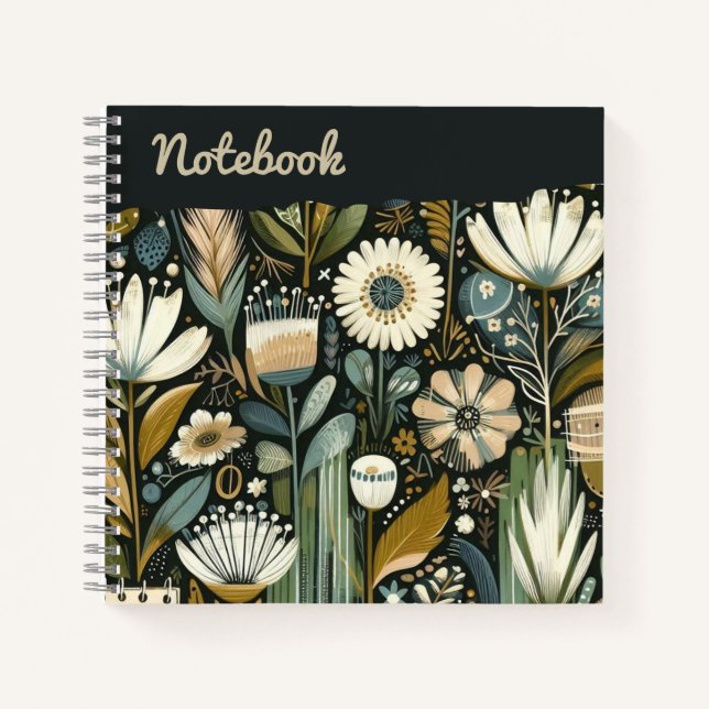 Carnet Twilight Meadow - Flore sauvage de rêve (Devant)