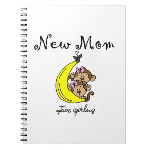 Carnet Twin Girls Nouveau cadeau maman